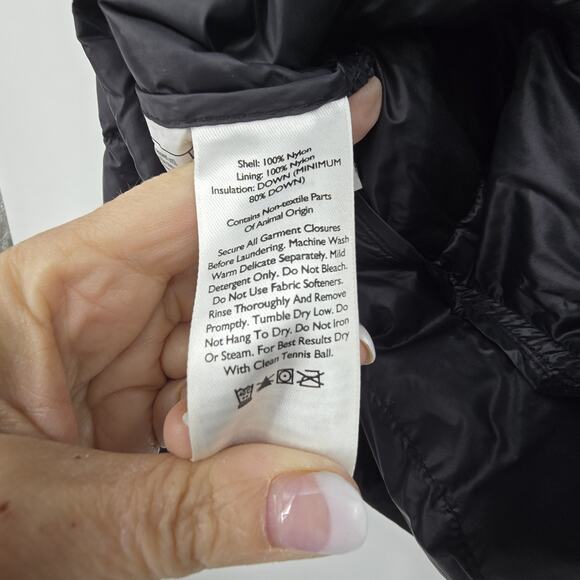 Eddie Bauer CirrusLite Down Puffer Jacket Women XL Black Warm Winter Ski Outdoor - Picture 7 of 14